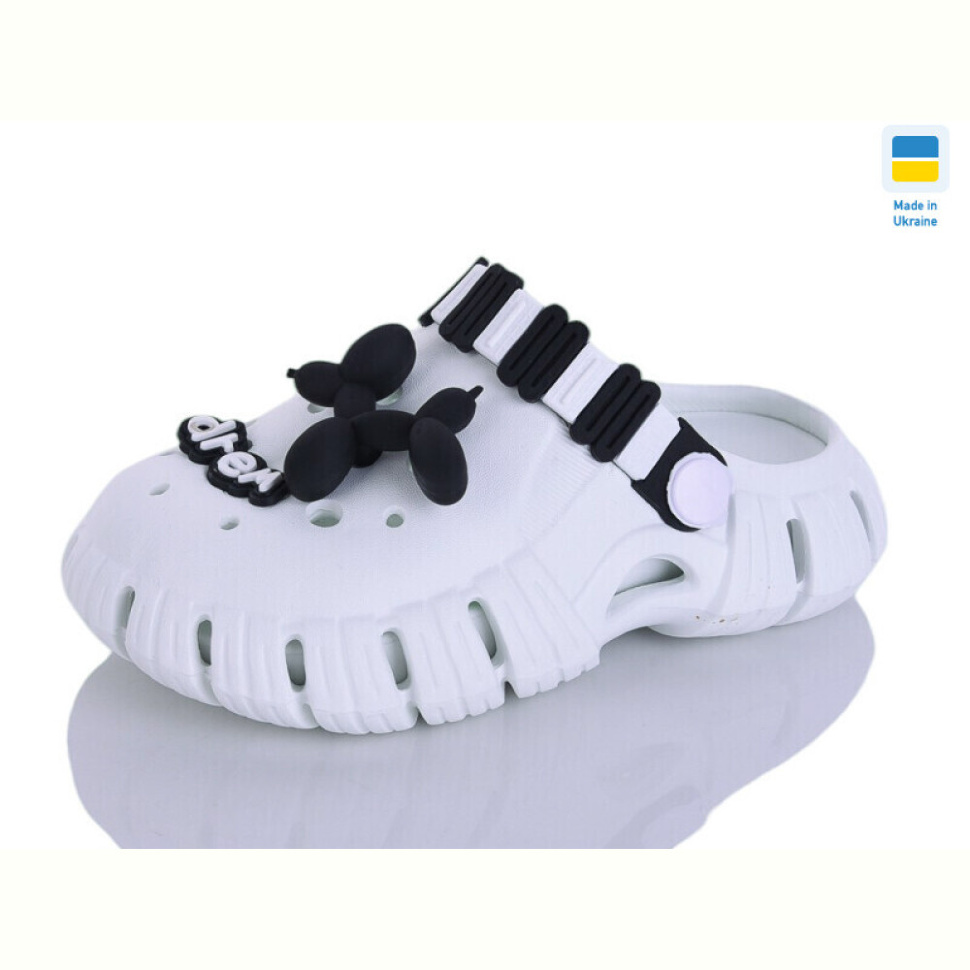 Кроксы Lot Shoes 012 білий-білий