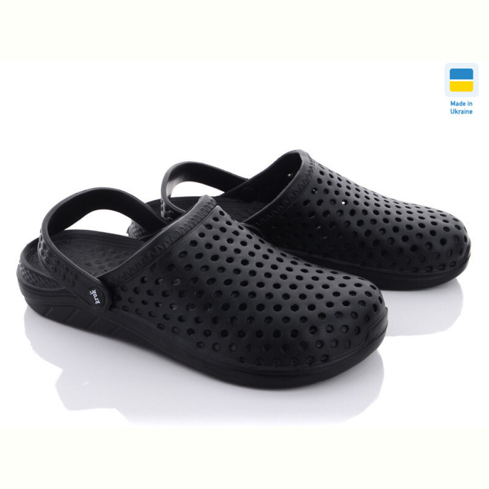 Кроксы Vladimir Крок Украина С68 черний