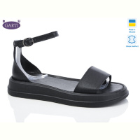 Босоножки Garti 0183 чорна шкіра