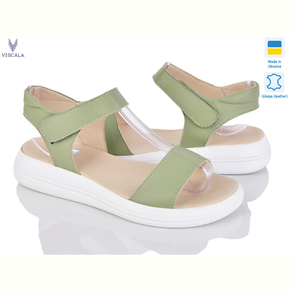 Босоножки Viscala 23201-0189 хакі ш. Босоножки Viscala 23201-0189 хакі ш.