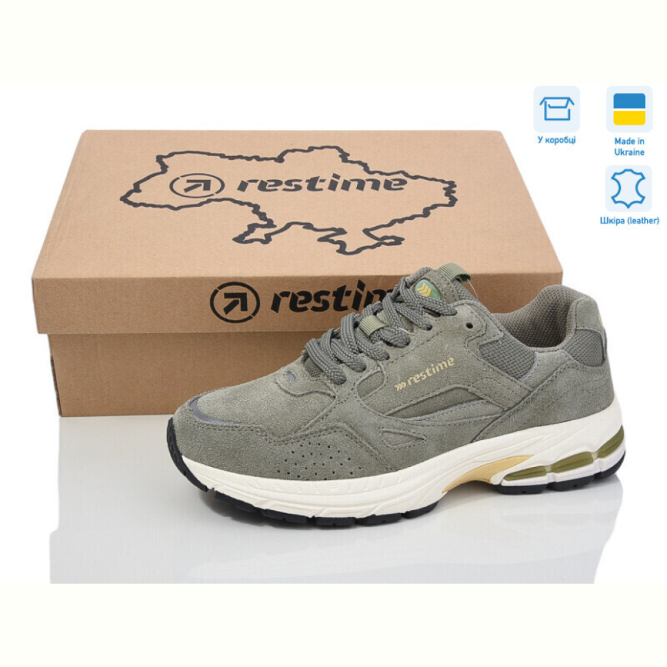 Кроссовки Restime HW024068 olive