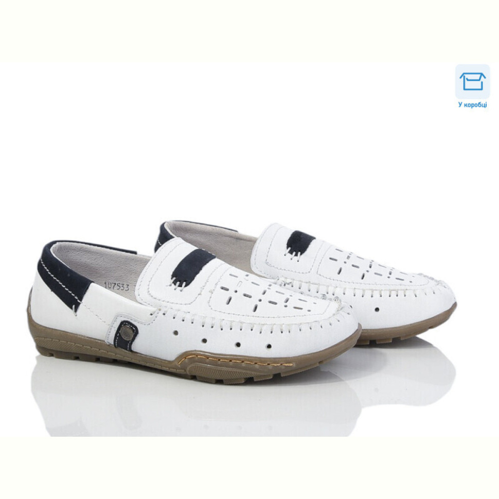 Мокасины DeMur 107533 white