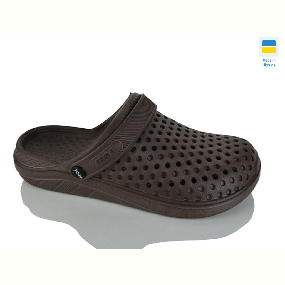 Кроксы Lot Shoes N68 коричневий