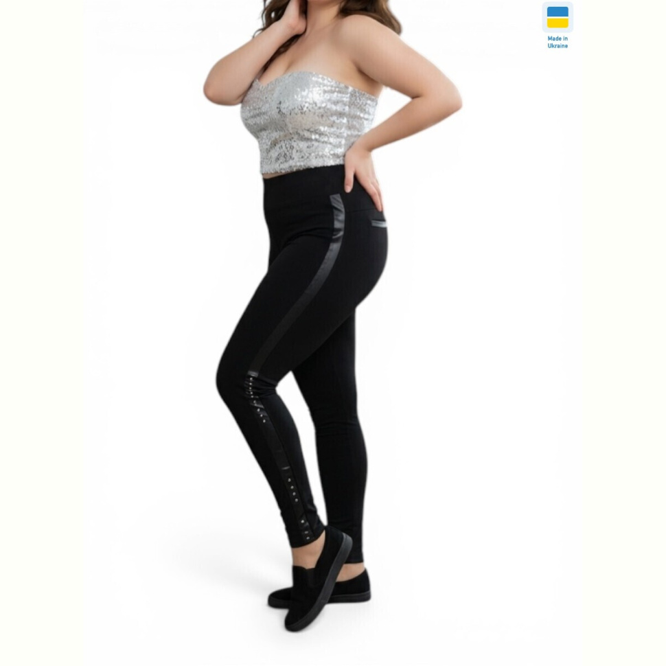 Лосины Sport style 50146 чорний (XL-4XL)