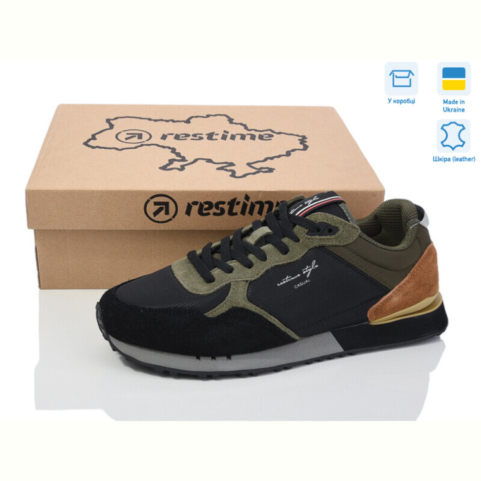 Кроссовки Restime JM024030 khaki