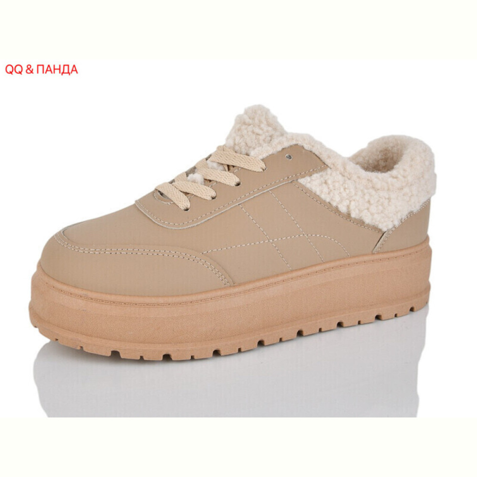 Кроссовки QQ&Панда T018 brown