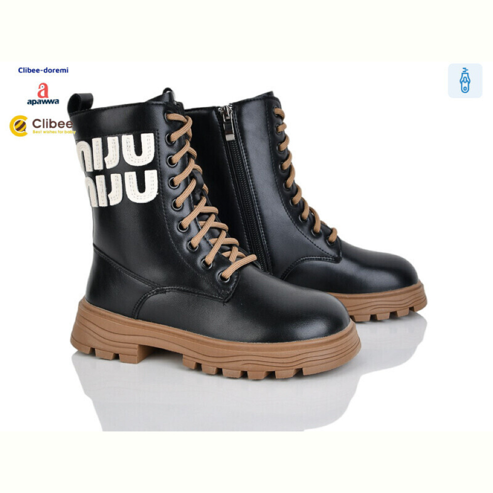 Ботинки Clibee-Doremi C6229 black Ботинки Clibee-Doremi C6229 black