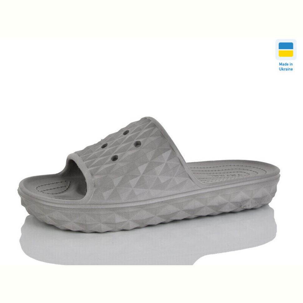 Шлепки M&L  Alex13 B117 сірий