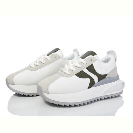 Кроссовки Violeta 136-36-1 white-green