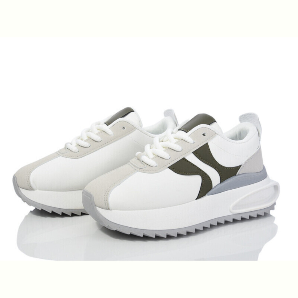 Кроссовки Violeta 136-36-1 white-green