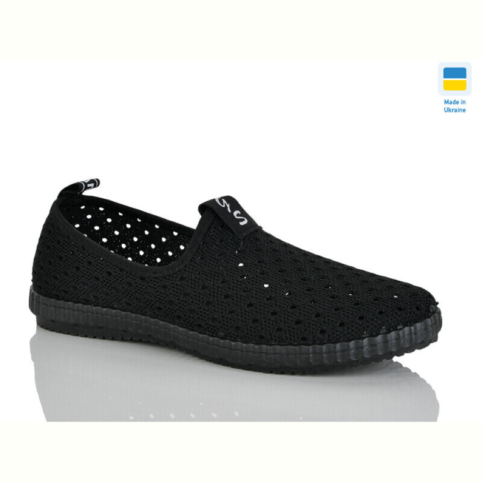 Слипоны DeMur 6526 чорний