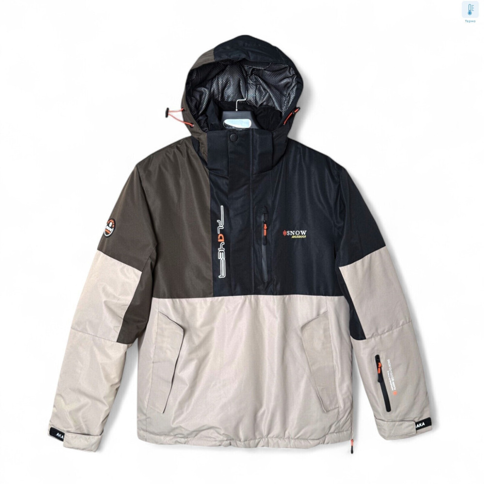 Куртка Audsa S24039-16 l.grey-khaki-navy