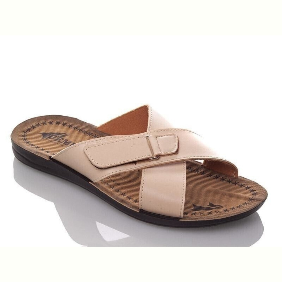 Шлепки DeMur M6377 beige