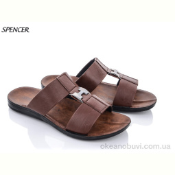 Шлепки Spencer 10348 коричневыйй