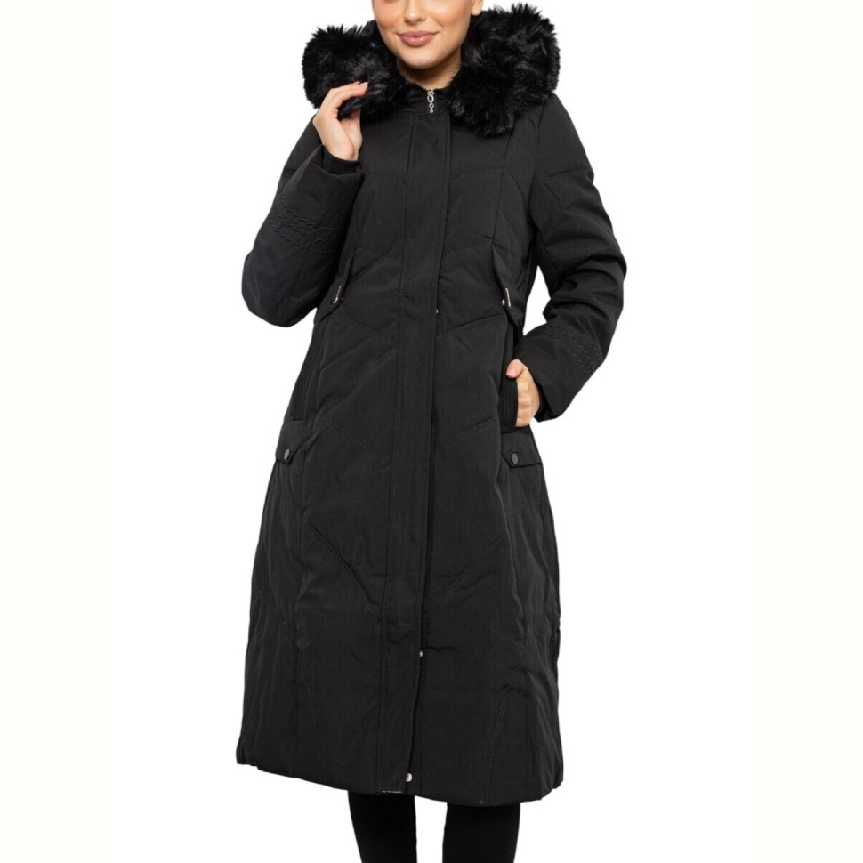 Пальто Obuvok 8803 (12048) black Пальто Obuvok 8803 (12048) black