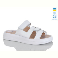 Шлепки Sali 9 білий к.