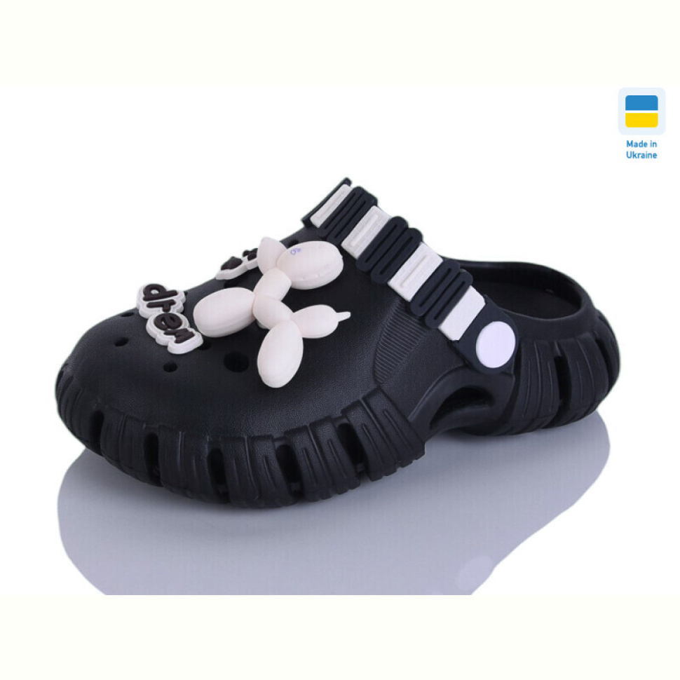 Кроксы Lot Shoes 012 чорний-чорний