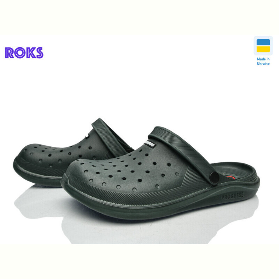 Кроксы Roks 232 зелений