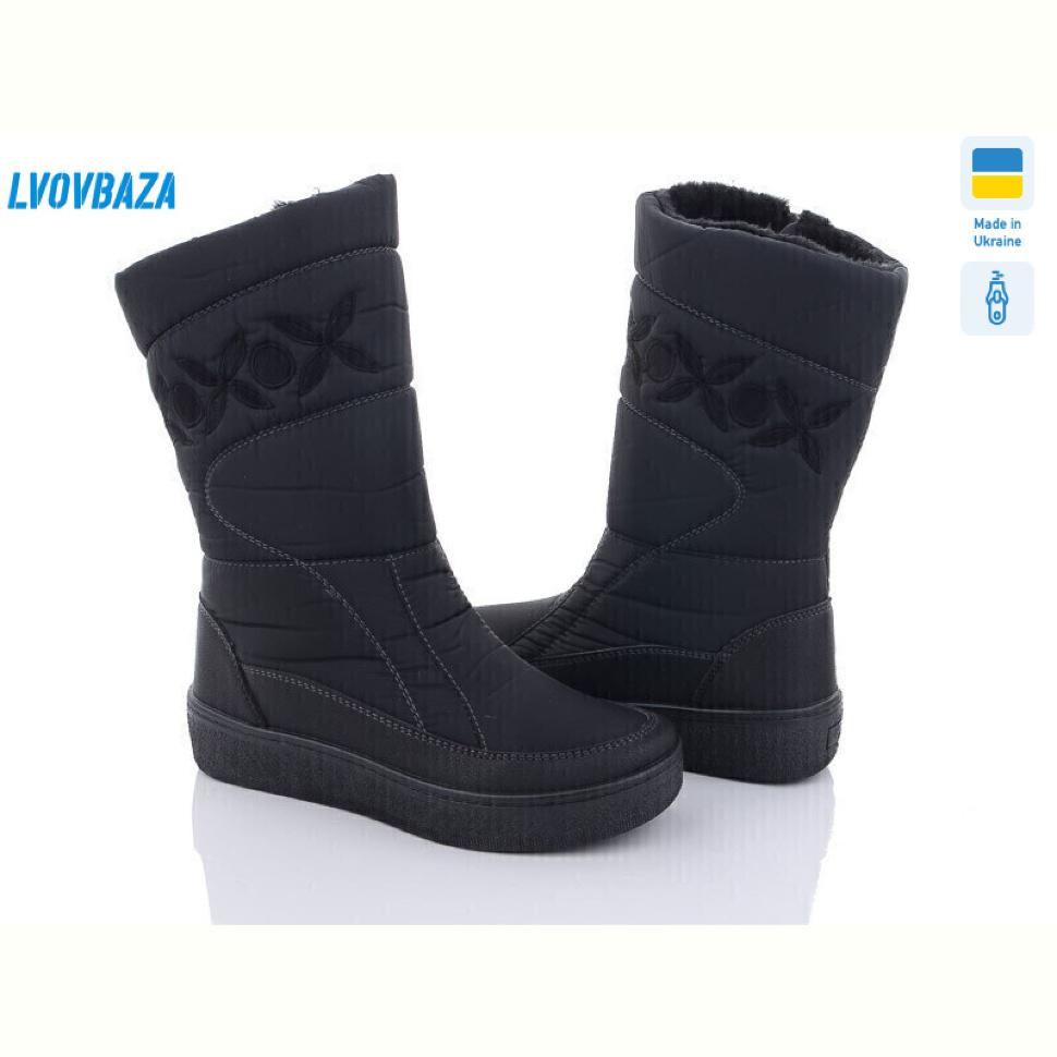 Сапоги Lvovbaza Paolla 250 чорний