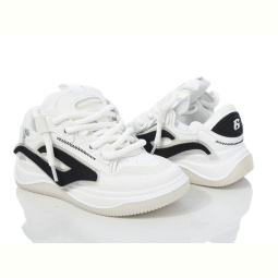 Кроссовки Violeta 136-27 white-black