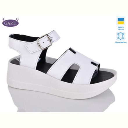 Босоножки Garti 2394 біла шкіра