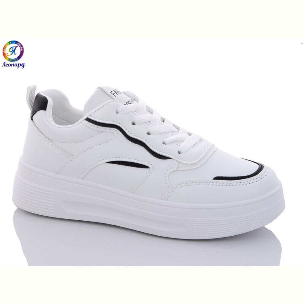 Кроссовки Леопард F2188 white-black