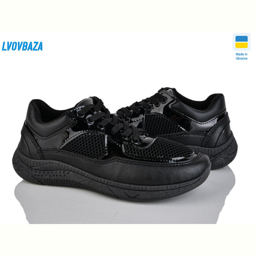 Кроссовки Lvovbaza B&R 211C сітка чорний
