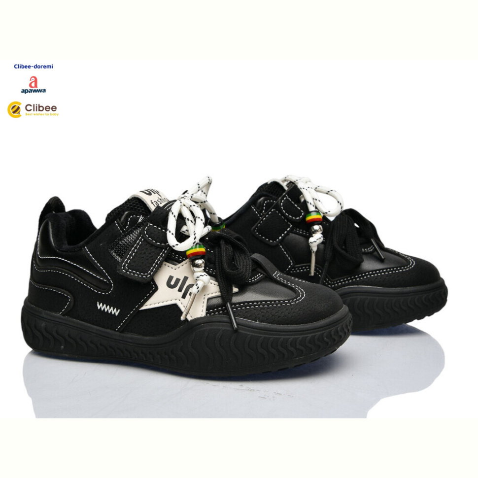 Кроссовки Clibee-Doremi A25120 black фліс