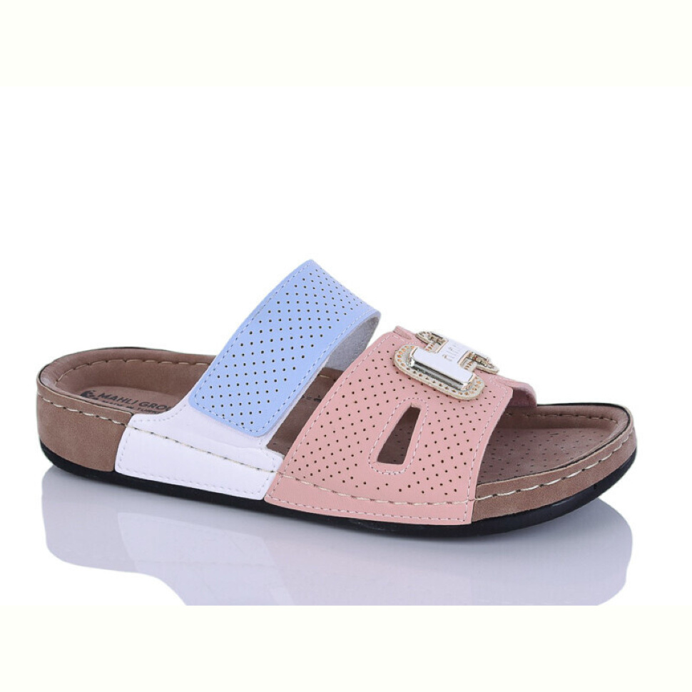 Шлепки Sali-2 06-59 рожевий к.