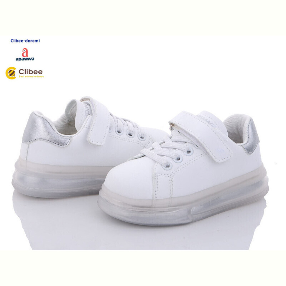Кроссовки Clibee-Doremi TG-01-2 white-silver
