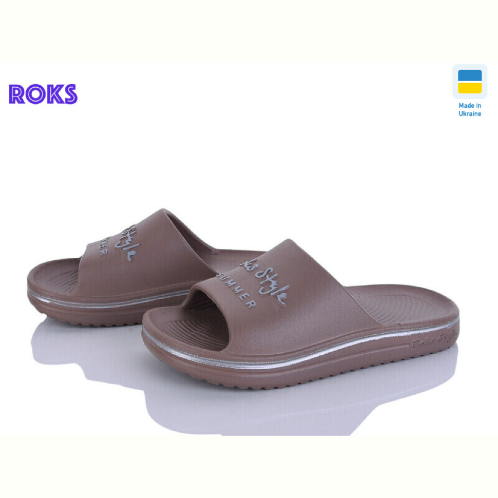 Шлепки Roks 506-020 коричневий