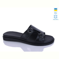 Шлепки Sali 111 чорний к.