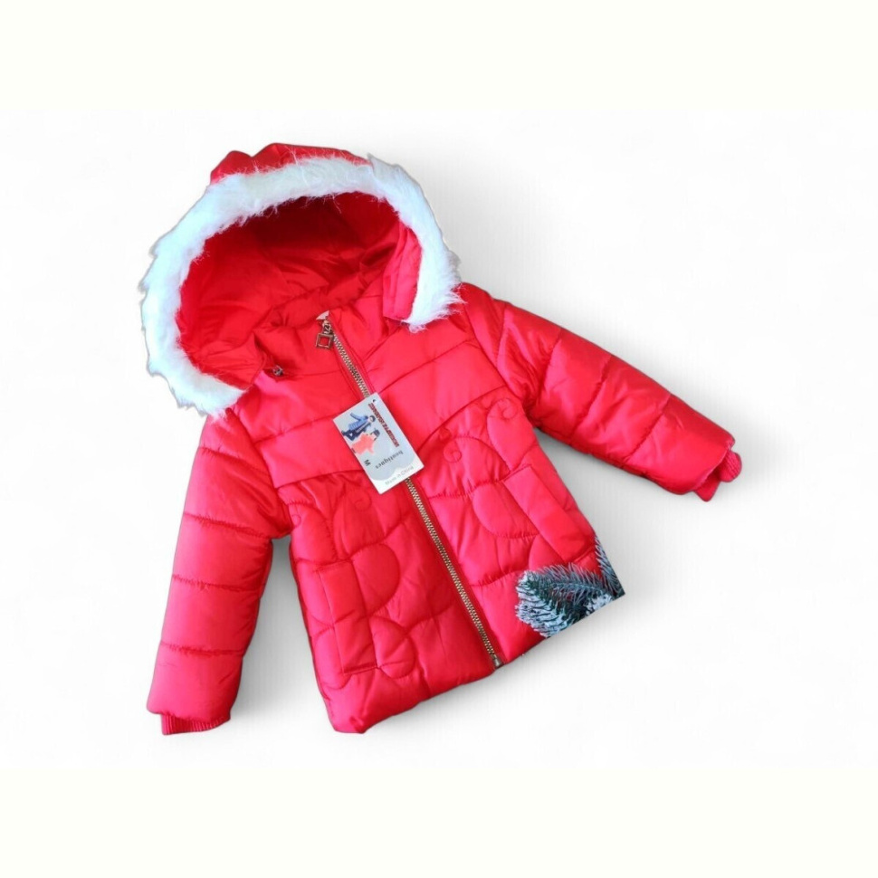 Куртка Kids-modnik S74 червоний єврозима Куртка Kids-modnik S74 червоний єврозима