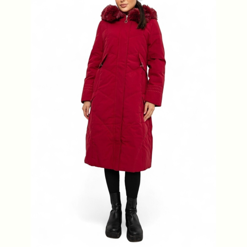 Пальто Obuvok 8803 (12048) red Пальто Obuvok 8803 (12048) red