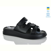 Шлепки Sali 9 чорний к.