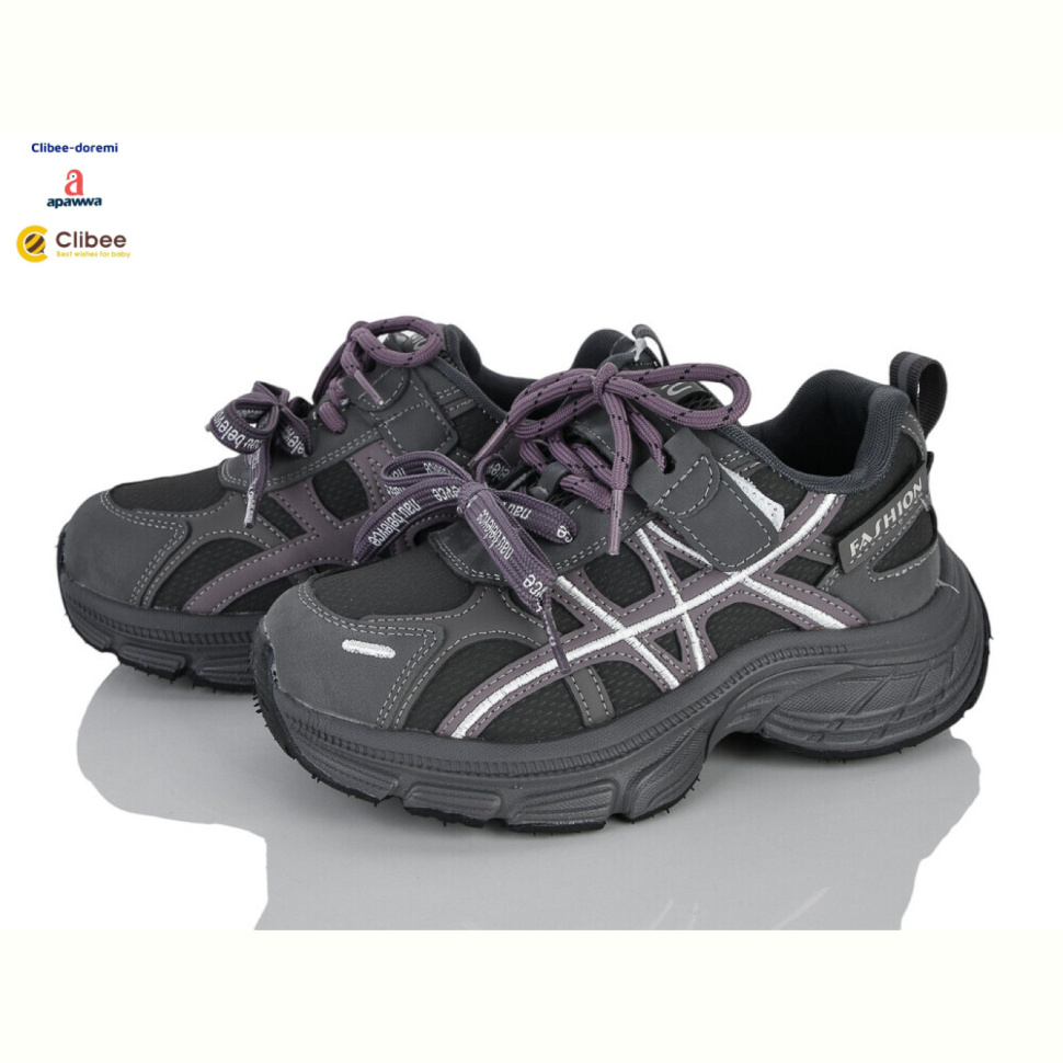 Кроссовки Clibee-Doremi ABC375-1 grey
