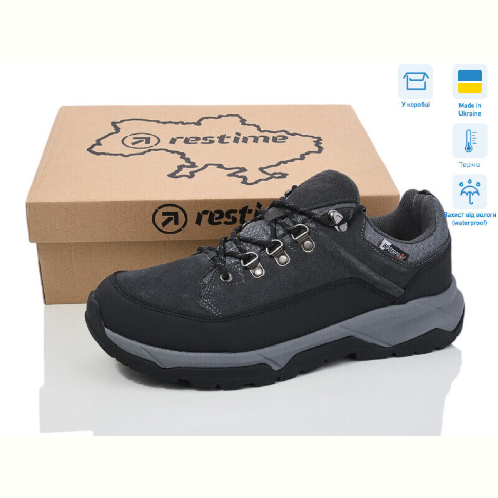 Кроссовки Restime VM024276 grey термо