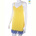Ночная рубашка Nadia &amp; Natali 8289 yellow-blue