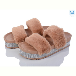 Шлепки LOOK STOCK Night time 03 beige