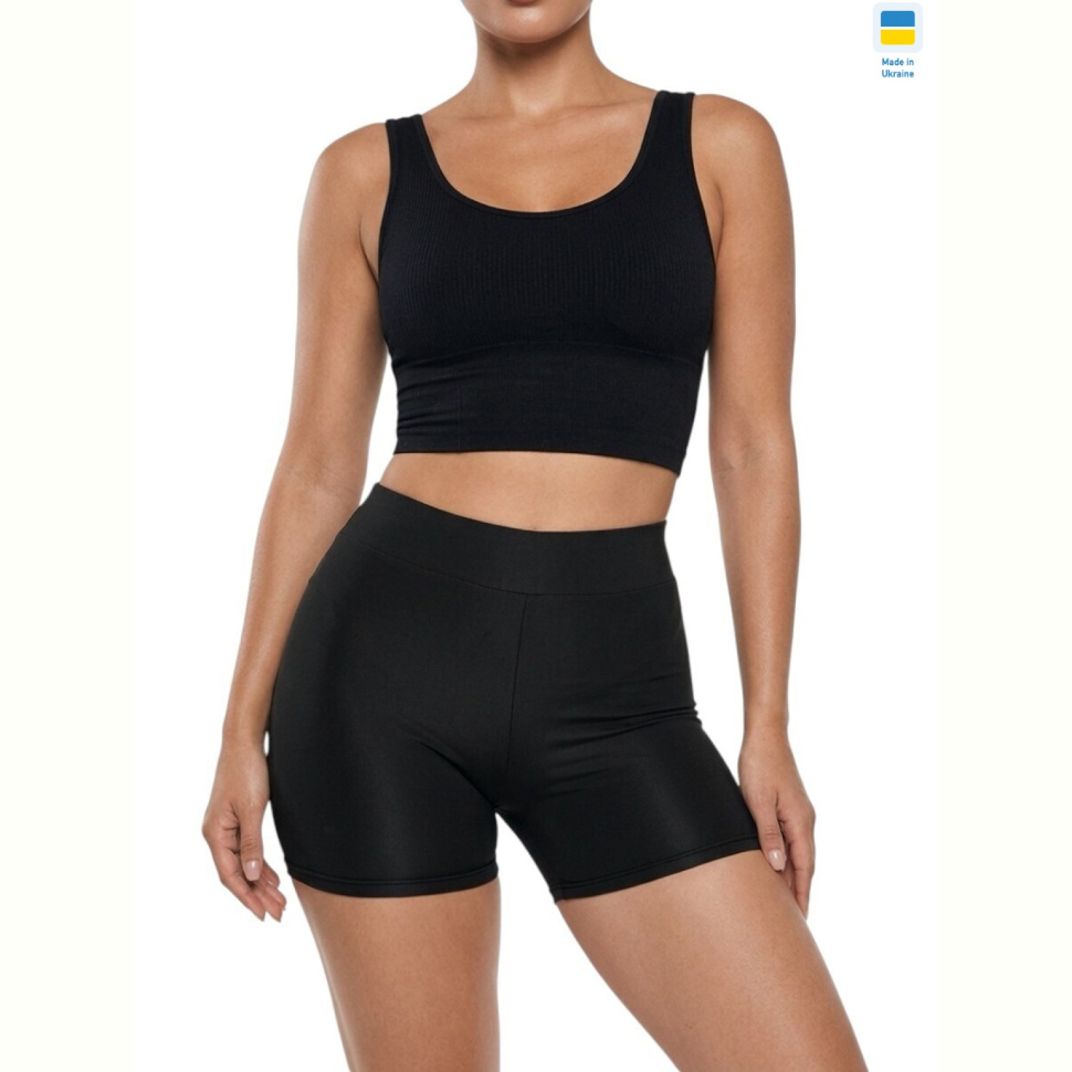 Шорты Sport style 0571 норма чорний