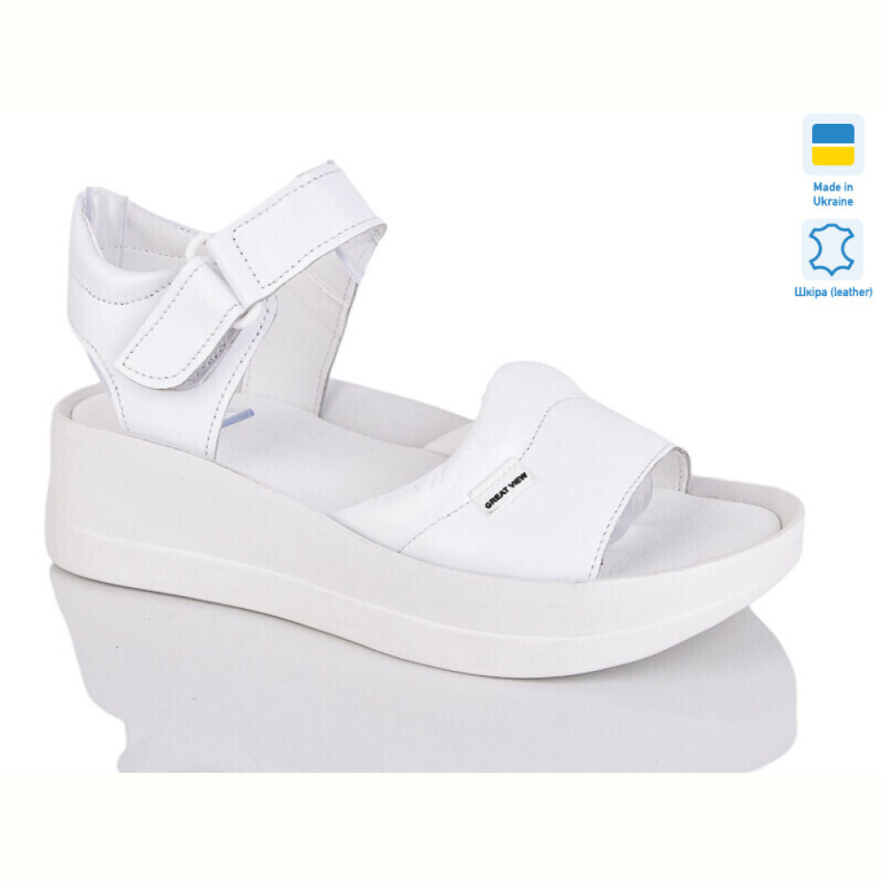 Босоножки Sali 261 білий к.