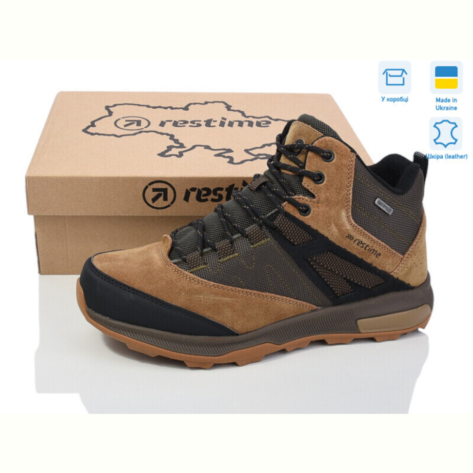 Ботинки Restime EMZ24361 brown