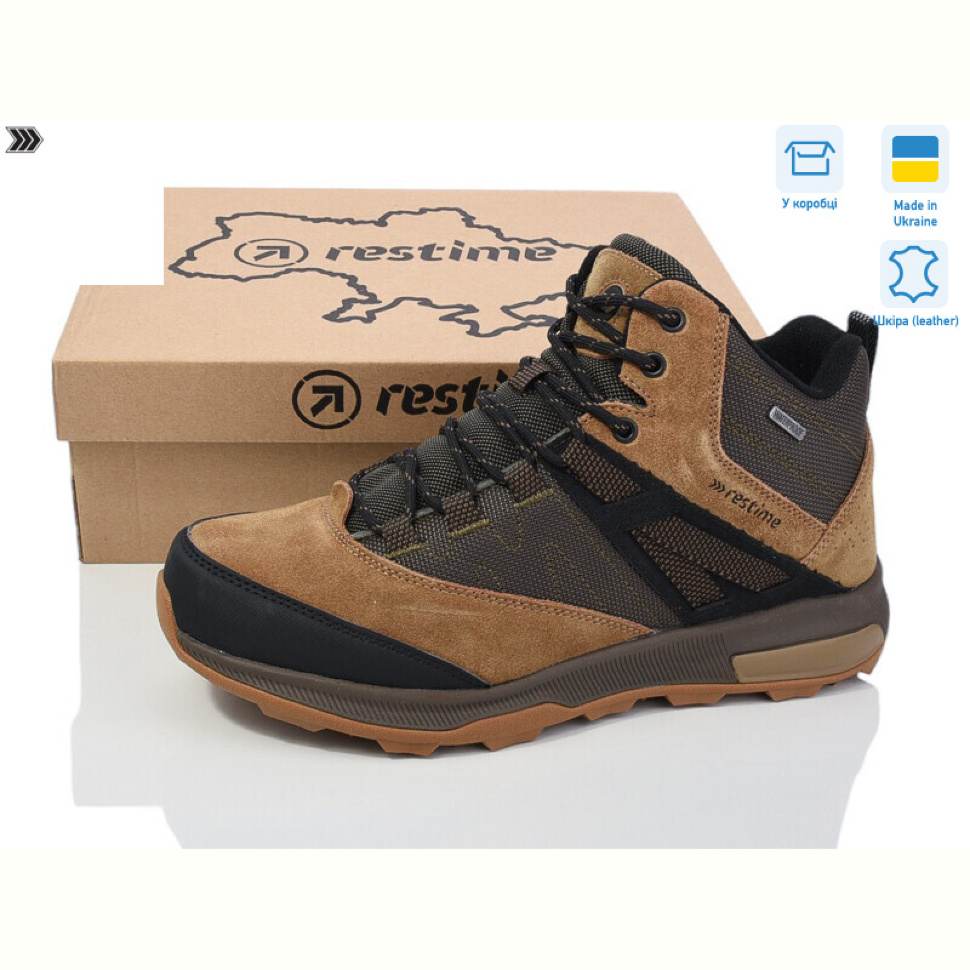 Ботинки Restime EMZ24361 brown Ботинки Restime EMZ24361 brown