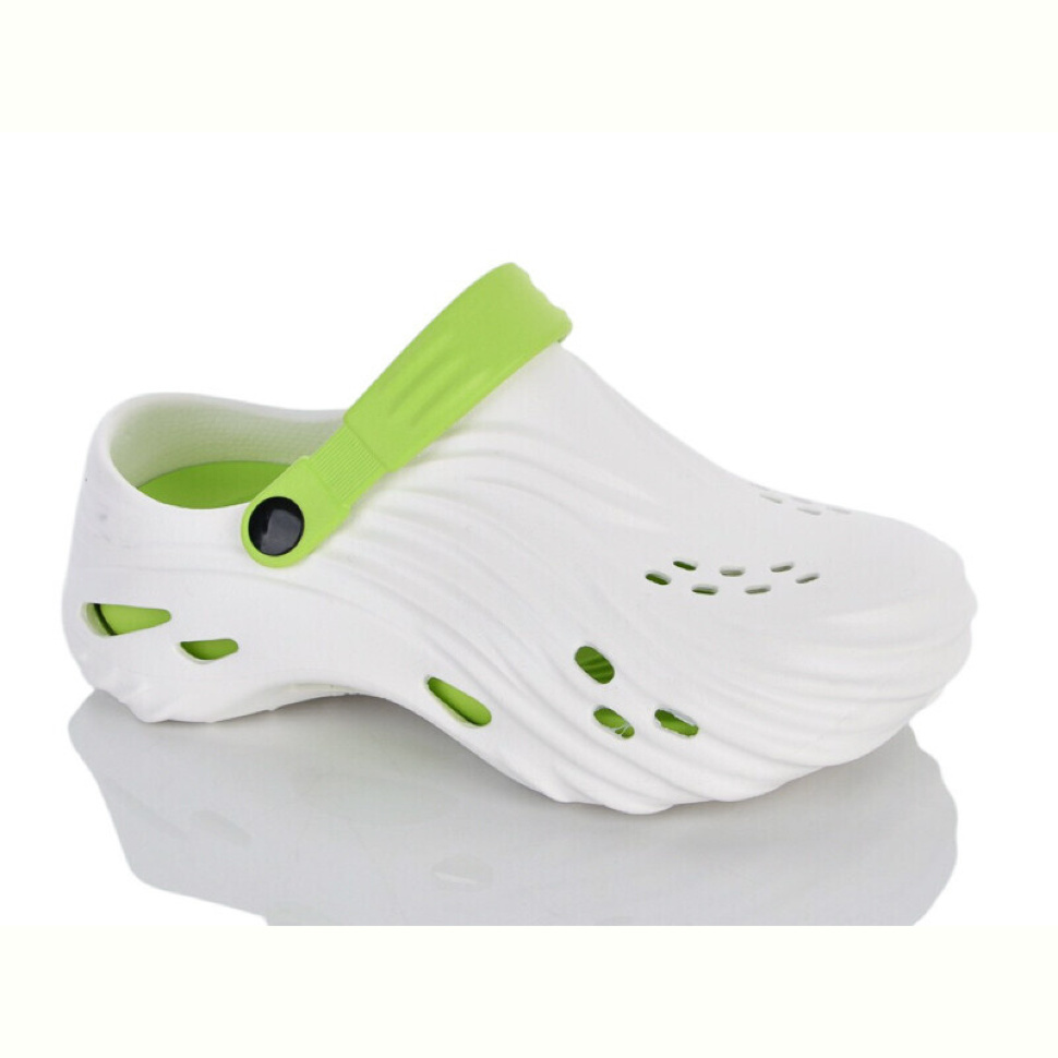 Кроксы Violeta B101 white-green