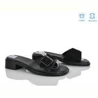 Шлепки G-Aira 003-1 чорний к.з.