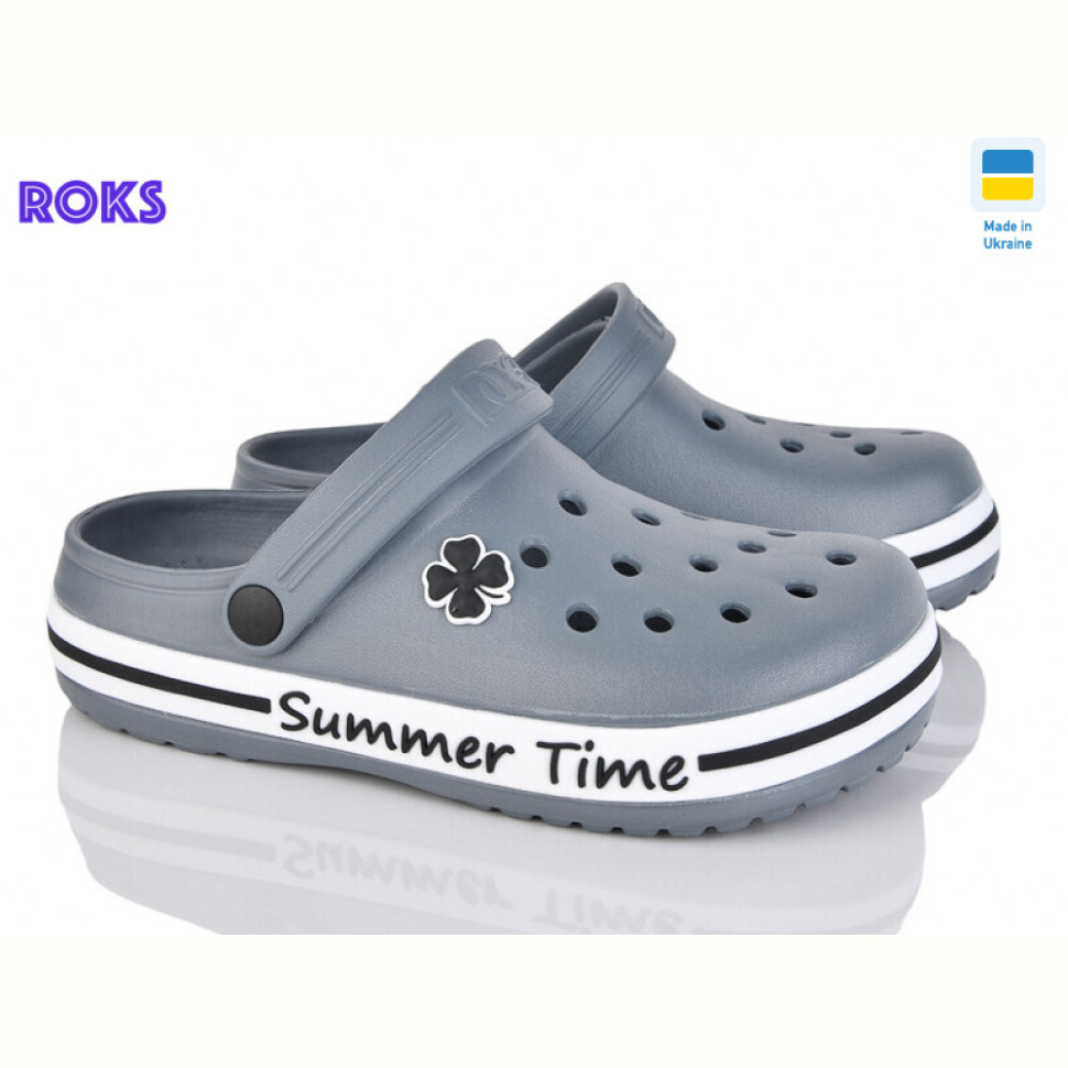 Кроксы Roks 417 сірий