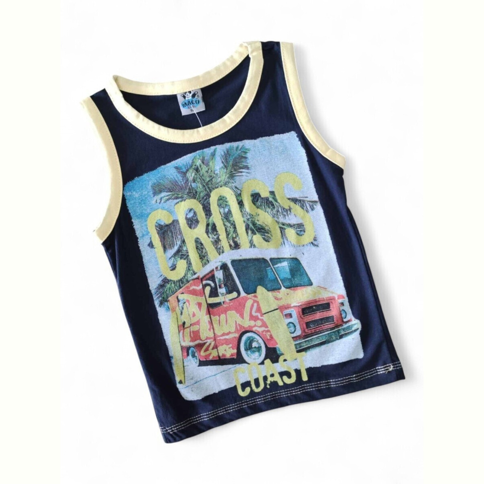 Майка Kids-modnik 1072 т.синій Майка Kids-modnik 1072 т.синій