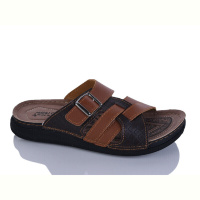 Шлепки Oscar 01-18 корич.мікс