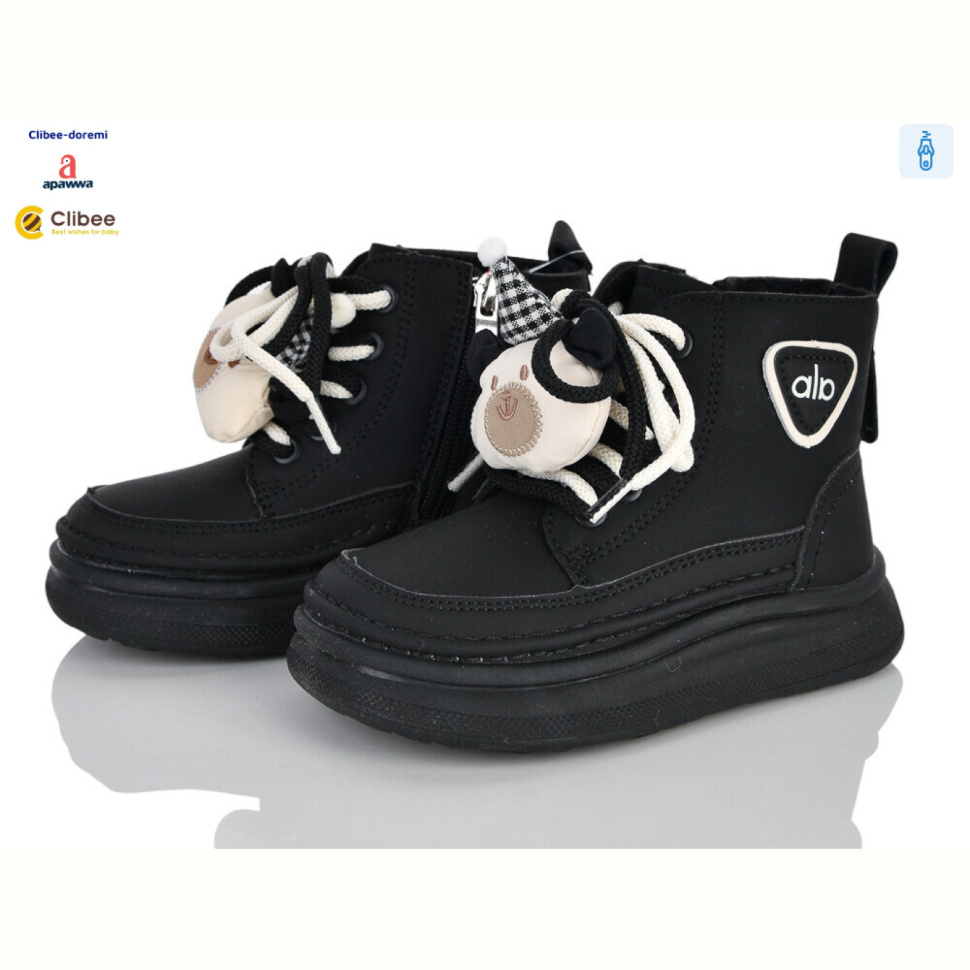 Ботинки Clibee-Doremi K934910 black фліс