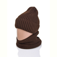Шапка Королева 9-25 d.brown